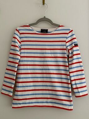 Saint James® X Crewcuts long-sleeve Breton striped T-shirt